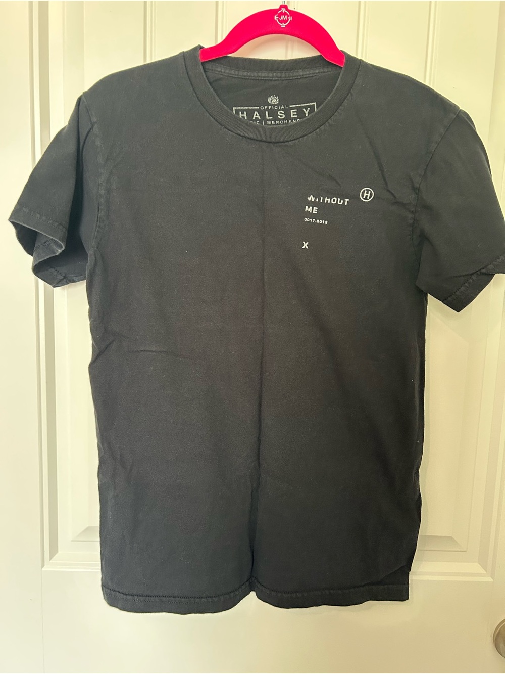 Halsey Women's Black 'Without Me' Short Sleeve Graphic Tee